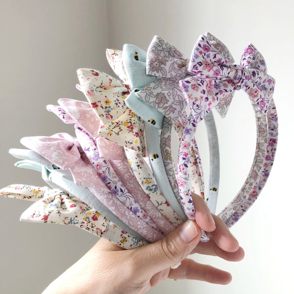 Passe pour cheveux Fleurs mauves