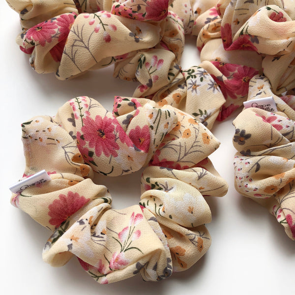 Chouchou en chiffon Champ de fleurs