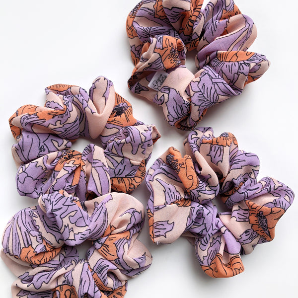 Chouchou en Chiffon Iris