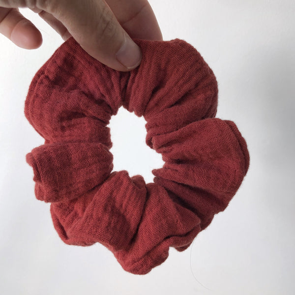 chouchou élastique en mousseline scrunchie accessoire