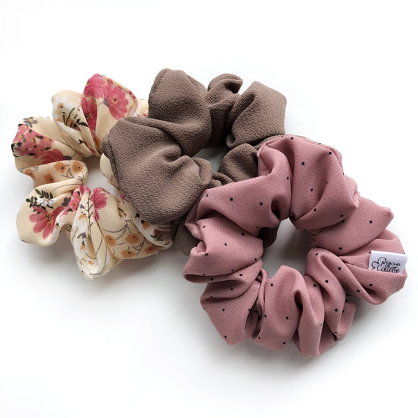 Chouchou en chiffon Champ de fleurs