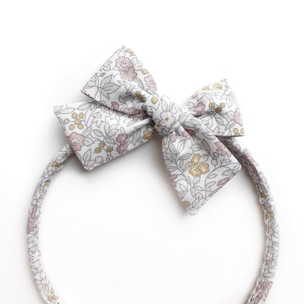 Passe pour cheveux avec boucle en coton