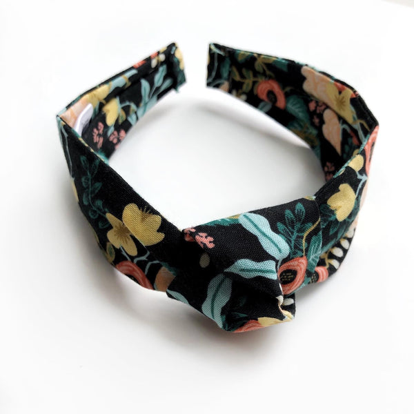 Passe pour cheveux Bouquet d'Automne fond noir