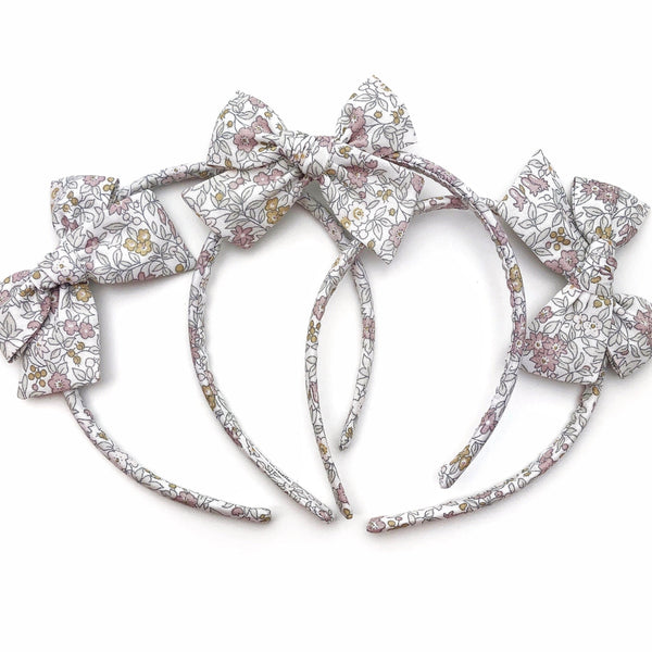 Passe pour cheveux avec boucle en coton