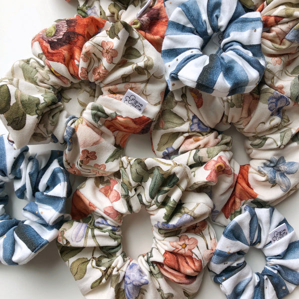 Chouchou Fleurs Pavots