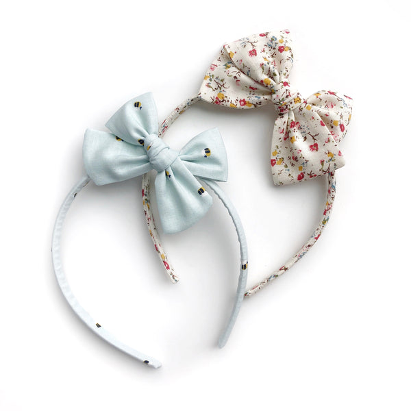 Passe pour cheveux avec boucle en coton