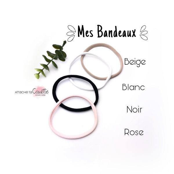 Noeud Boucle style "BonBon" Rose Sucré