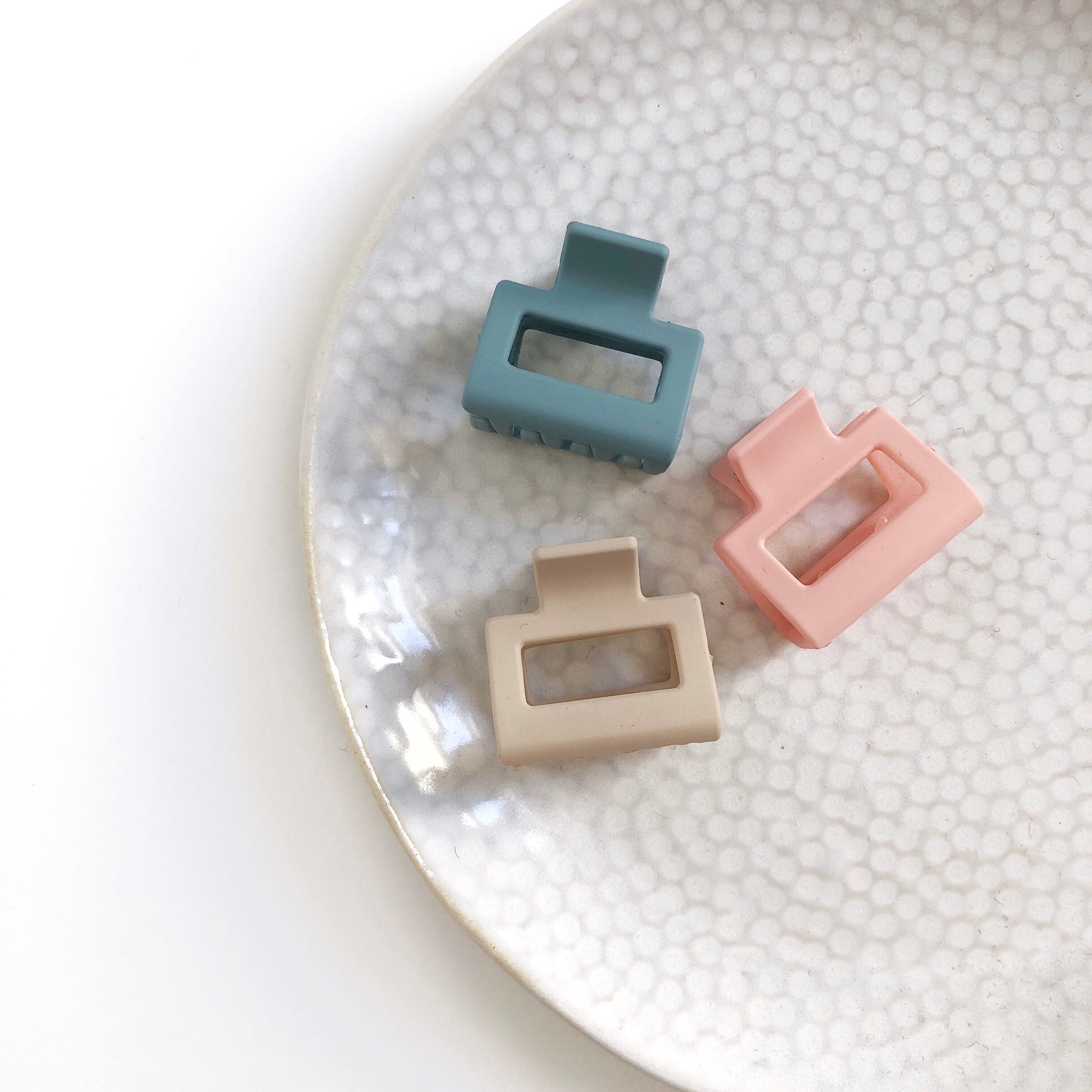TRIO de pinces griffes Minis couleur MIAMI
